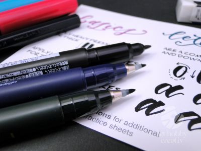 Set caligrafie si acuarela - Tombow set/10buc