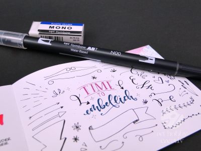 Set caligrafie si acuarela - Tombow set/10buc