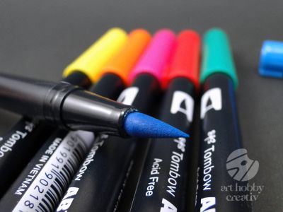 Marker ABT cu varf dublu Tombow set/6buc