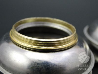 Godeta dubla metalica cu capac