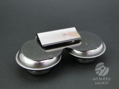 Godeta dubla metalica cu capac