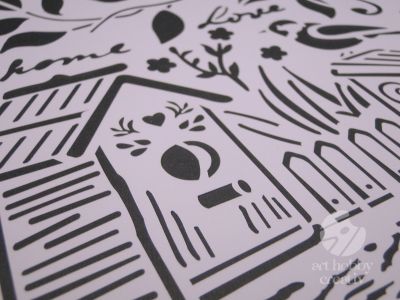 Sablon flexibil A4- Home
