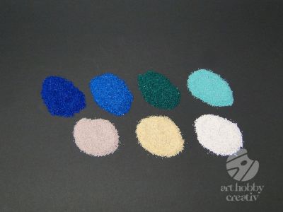 Nisip decor color 1kg/nuante - set 6+1 nuante - Beach