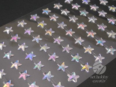 Strasuri autodazive - stelute cristale 1cm set/119buc