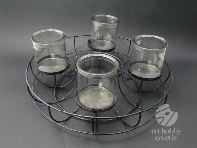 Suport lumanare din metal Ø35cm