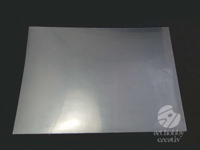 Folie PVC APET incolor, transparent cristal 51x62cm/ 0,75mm