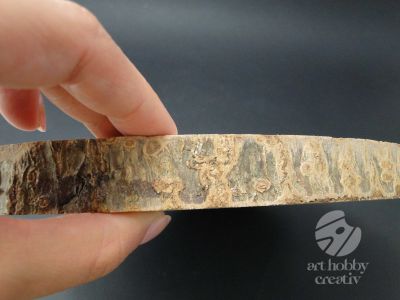 Felie lemn natur Paulownia Ø30cm