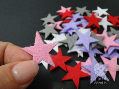 Stelute din pasla 2,5cm set/50buc