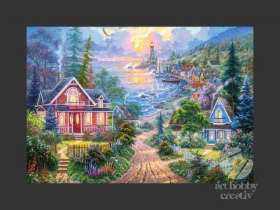 Puzzle Castorland 1500 piese - Coastal living