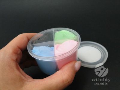Plastilina usoara cu uscare la aer - 4 nuante 28gr