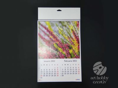 Calendar cu flori 12 coli