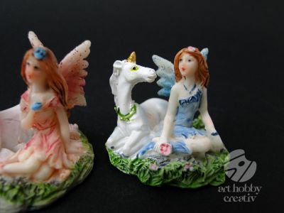 Zana mini cu unicorn 3cm set/3buc