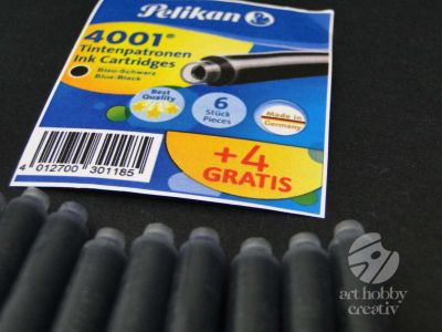 Rezerva stilou 4cm - albastru inchis - 10buc/set (6+4gratis)
