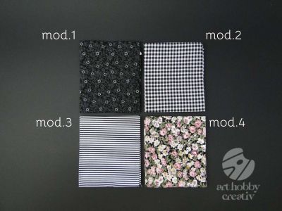 Material textil - negru dif.modele