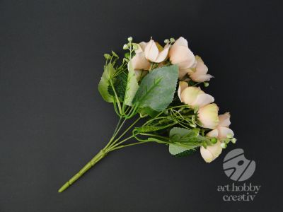 Buchet artificial trandafiri de gradina - 30cm