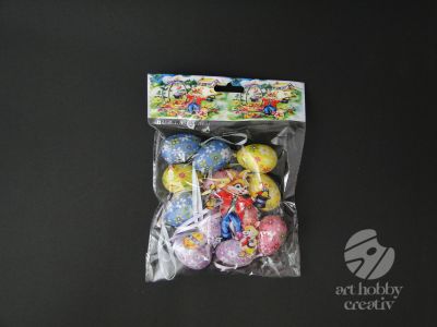 Oua decor - multicolor 4cm set/12buc