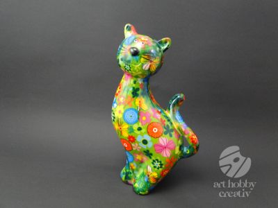 Pusculita ceramica - pisica 26cm