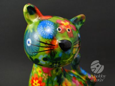 Pusculita ceramica - pisica 26cm