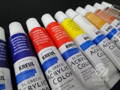 Vopsea acrilica - El Greco set/18 culori