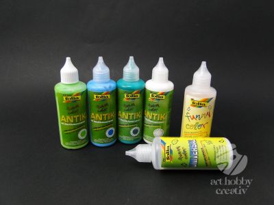Vopsea sticla + contur set/6buc
