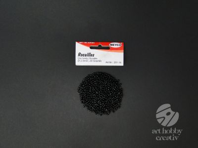 Margea lucios - 2,5mm negru 20gr