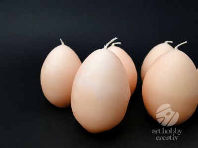 Lumanare ou - portocaliu 5,5cm set/6buc