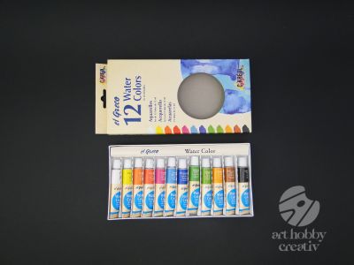 Vopsea acuarela - El Greco set/12 culori mod.2