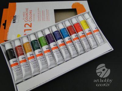 Vopsea gouasche - El Greco set/12 culori