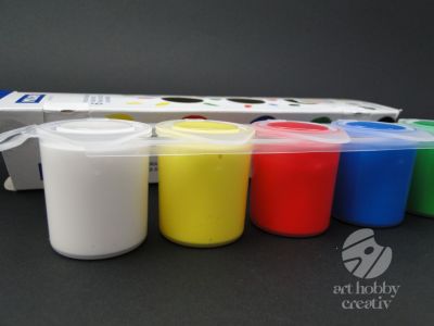 Acuarela pentru pictura cu degete set/6culori