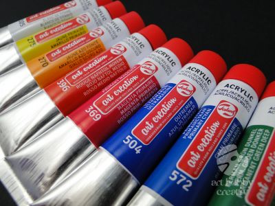 Set vopsea acrilica - Amsterdam set/12culori x 12ml