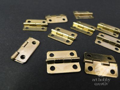 Balamale aurii pentru cutiute 16mm - set/10 buc