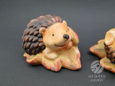 Arici decor din ceramica - dif.modele 12,5cm