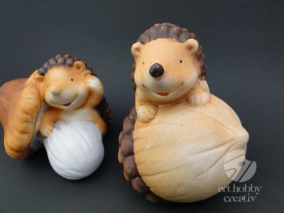 Arici decor din ceramica - dif.modele 13,5cm
