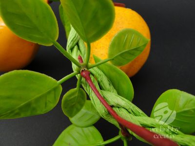 Ghirlanda cu pere artificiale - galben