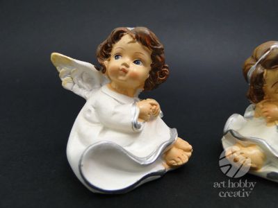 Ingeras decor din polirasina - dif. modele 6cm