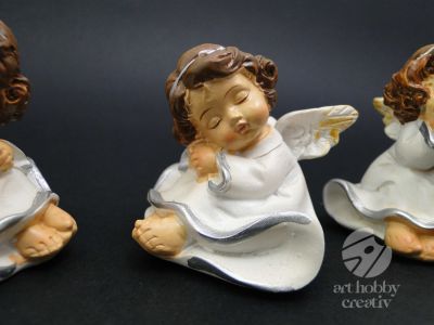 Ingeras decor din polirasina - dif. modele 6cm