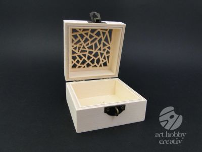 Cutie lemn cu capac gravat 9cm