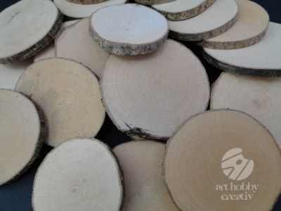 Felii lemn alun 2-4 cm set/25buc