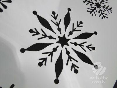 Sablon flexibil - fulgi de zapada A4
