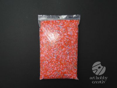 Margele tubulare multicolorate 6mm pachet/1,5kg