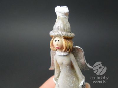 Ingeras argintiu - dif.modele 13cm