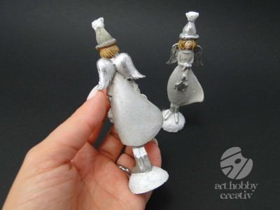 Ingeras argintiu - dif.modele 13cm