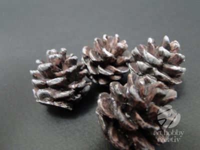 Conuri de brad din polirasina 3cm set/4buc