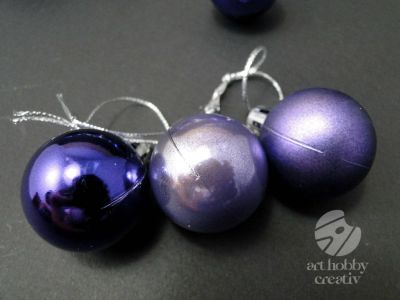 Globulete mini - mov set/24buc