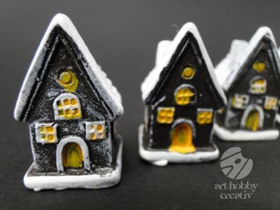 Figurina mini - casute 4cm set/4buc