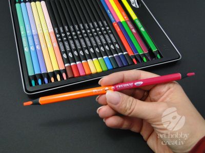 Creioane colorate - classic/pastel/neon set/24buc