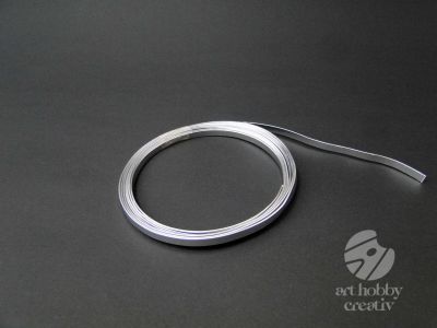 Sarma aluminiu plat - 5mm/1mm x 2m