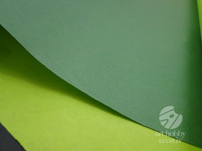 Hartie de ambalaj cu doua fete - verde deschis/verde inchis 80cmx3m