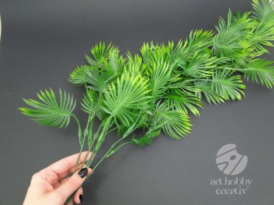 Creanga cu frunza verde artificiala 80cm