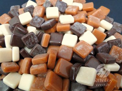 Mozaic sticla Fantasy - maro mix pachet/200gr